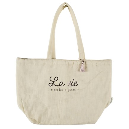 TOTE BAG GAZE DE COTON LES COPINES