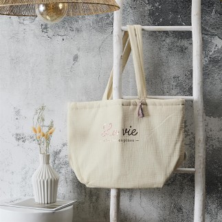 TOTE BAG GAZE DE COTON LES COPINES