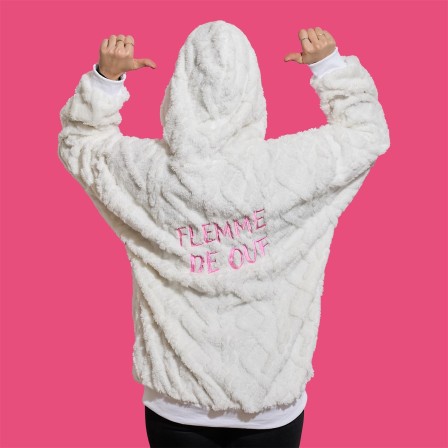 SWEAT A CAPUCHE HOODIE FLEMME DE OUF SWEAT A CAPUCHE HOODIE FLEMME DE OUF