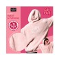 SWEAT A CAPUCHE HOODIE FLEMME DE OUF ROSE