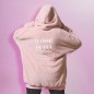 SWEAT A CAPUCHE HOODIE FLEMME DE OUF ROSE