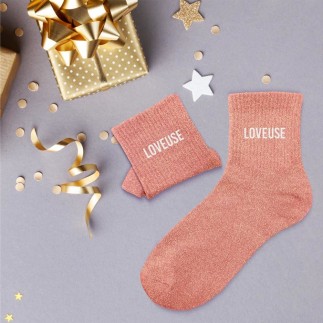 Chaussettes Paillettes Loveuse