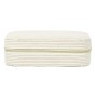 BOITE A BIJOUX EN VELOURS COTELE RECTANGLE BEIGE