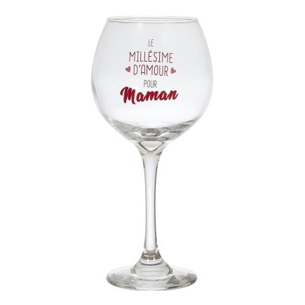 VERRE A VIN POUR MAMAN