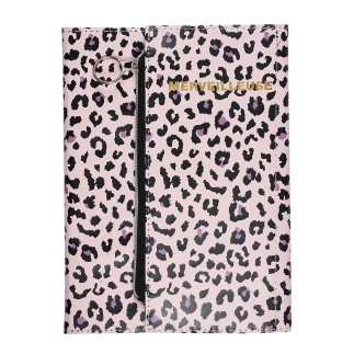 CAHIER COUVERTURE LEOPARD ET TROUSSE INTEGREE