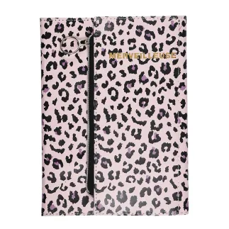 CAHIER COUVERTURE LEOPARD ET TROUSSE INTEGREE
