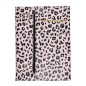 CAHIER COUVERTURE LEOPARD ET TROUSSE INTEGREE