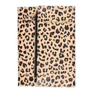 CAHIER COUVERTURE LEOPARD ET TROUSSE INTEGREE