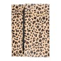 CAHIER COUVERTURE LEOPARD ET TROUSSE INTEGREE