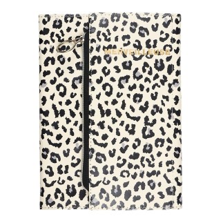 CAHIER COUVERTURE LEOPARD ET TROUSSE INTEGREE