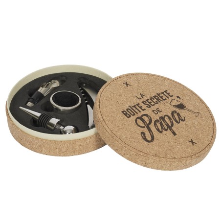 COFFRET A VIN 4 PIECES PAPA LIEGE