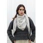 Echarpe triangle unie GRIS