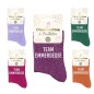 Chaussettes paillettes team emmerdeuse