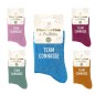 Chaussettes paillettes team connasse Chaussettes paillettes team connasse
