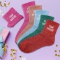 Chaussettes paillettes team chieuse