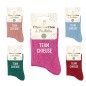 Chaussettes paillettes team chieuse