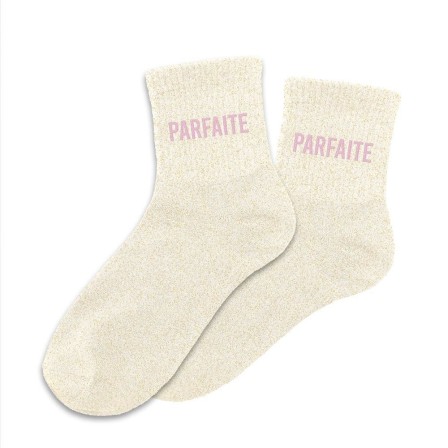 Chaussettes Paillettes Parfaite beige Chaussettes Paillettes Parfaite beige
