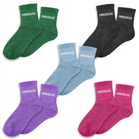 Chaussettes Paillettes Emmerdeuse