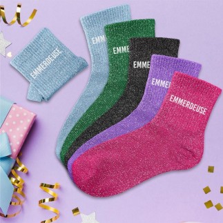Chaussettes Paillettes Emmerdeuse