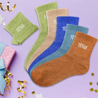Chaussettes Paillettes Tetue