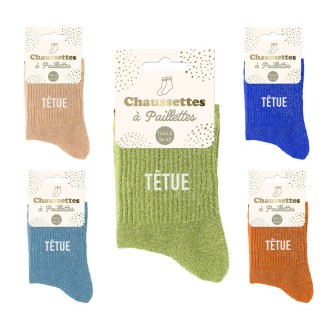 Chaussettes Paillettes Tetue