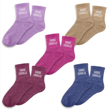 Chaussettes Paillettes Casse-Couille Chaussettes Paillettes Casse-Couille