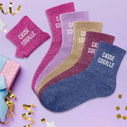 Chaussettes Paillettes Casse-Couille