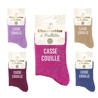 Chaussettes Paillettes Casse-Couille
