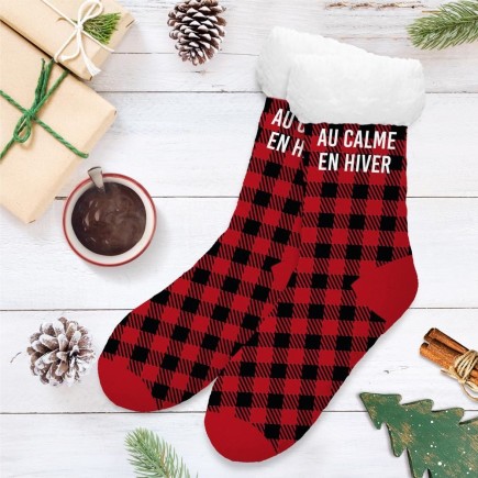 Chaussettes Moumoutes Au Calme En Hiver Homme