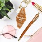 Duo Paillettes Porte Cles Motel Et Stylo Baroudeuse