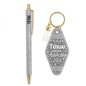 Duo Paillettes Porte Cles Motel Et Stylo Têtue