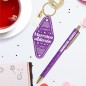 Duo Paillettes Porte Cles Motel Et Stylo Marraine Adoree