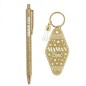 Duo Paillettes Porte Cles Motel Et Stylo Maman Cool