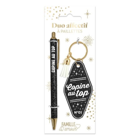 Duo Paillettes Porte Cles Motel Et Stylo Copine Au Top Duo Paillettes Porte Cles Motel Et Stylo Copine Au Top