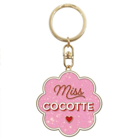 Porte Cles Paillettes Cocotte