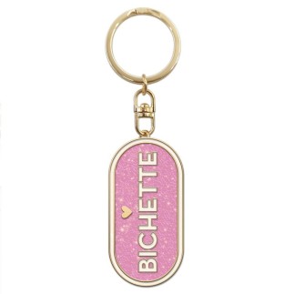 Porte Cles Paillettes Bichette