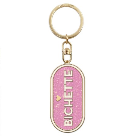 Porte Cles Paillettes Bichette