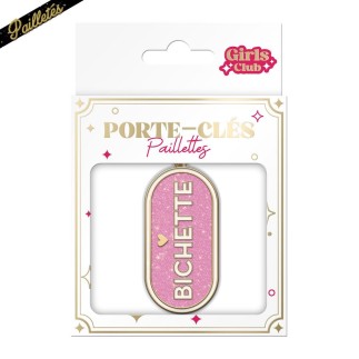 Porte Cles Paillettes Bichette