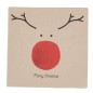20 serviettes gros nez rouge de renne