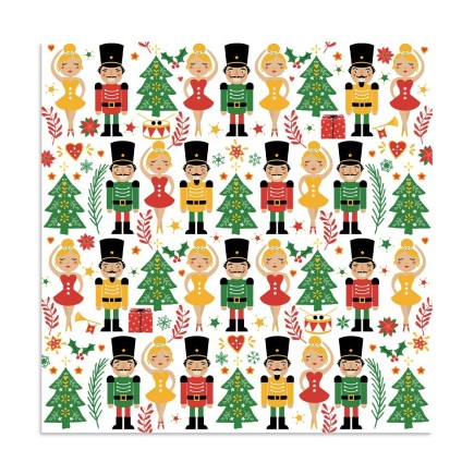 20 serviettes casse-noisettes