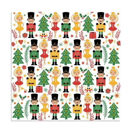 20 serviettes casse-noisettes