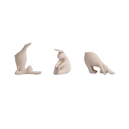 Set de 3 lapins yogi 3 postures