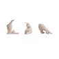 Set de 3 lapins yogi 3 postures