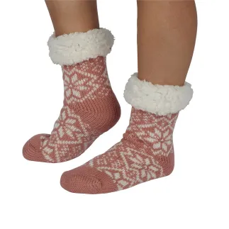 Chaussettes motifs flocons blancs