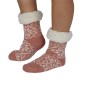 Chaussettes motifs flocons blancs