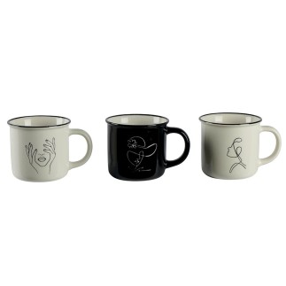 Mugs visage set de 3