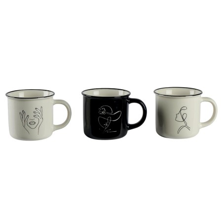 Mugs visage set de 3