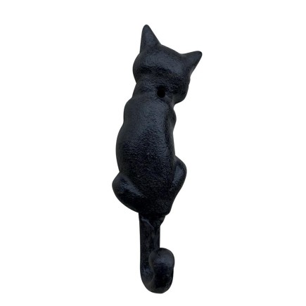 Patère chat métal