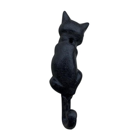 Patère chat métal