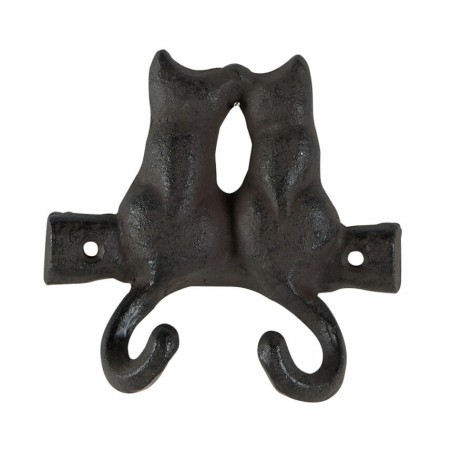 Patère double chats